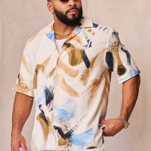 4087 - Riviera Art Button-Ups