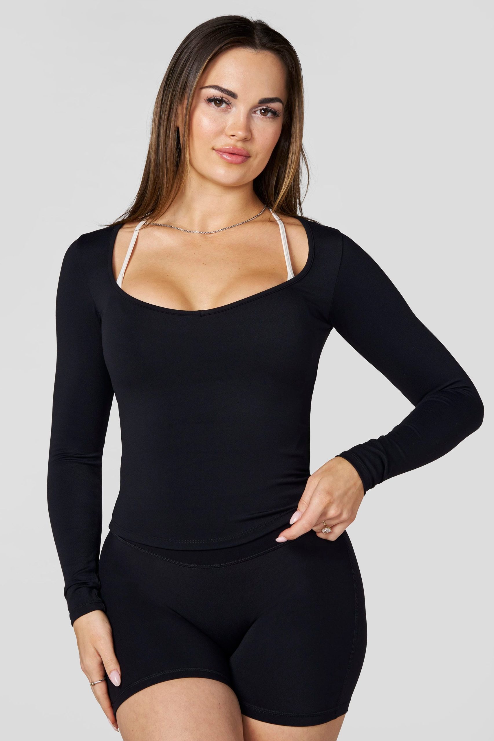 W4249 Sweetheart Neck Top - Image 6