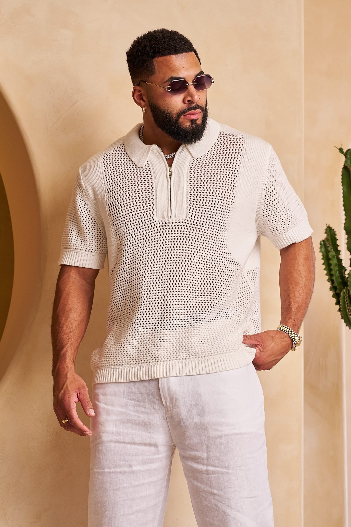4308 - Upscale Crochet Polos - Image 2