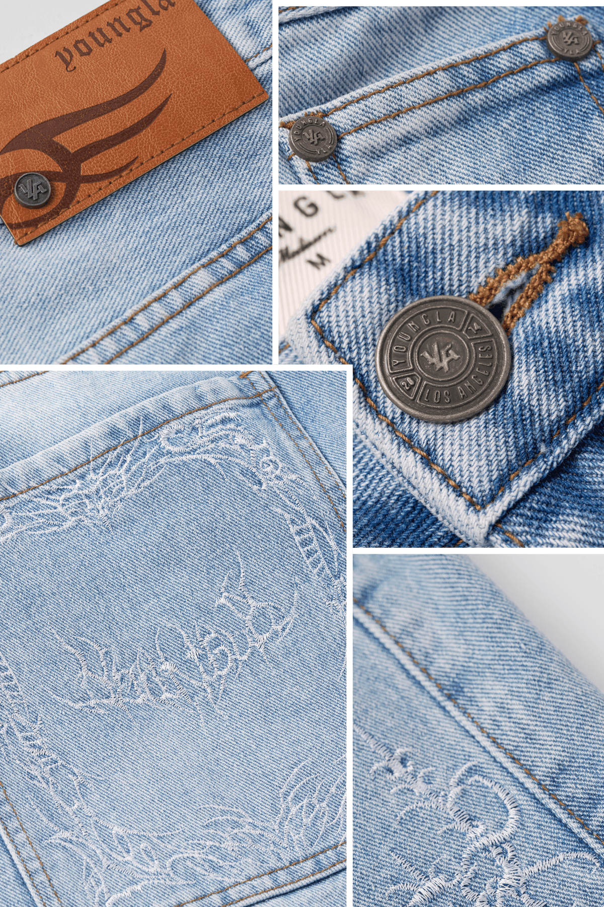 1025 - Phantom Embroidery Jorts - Image 6