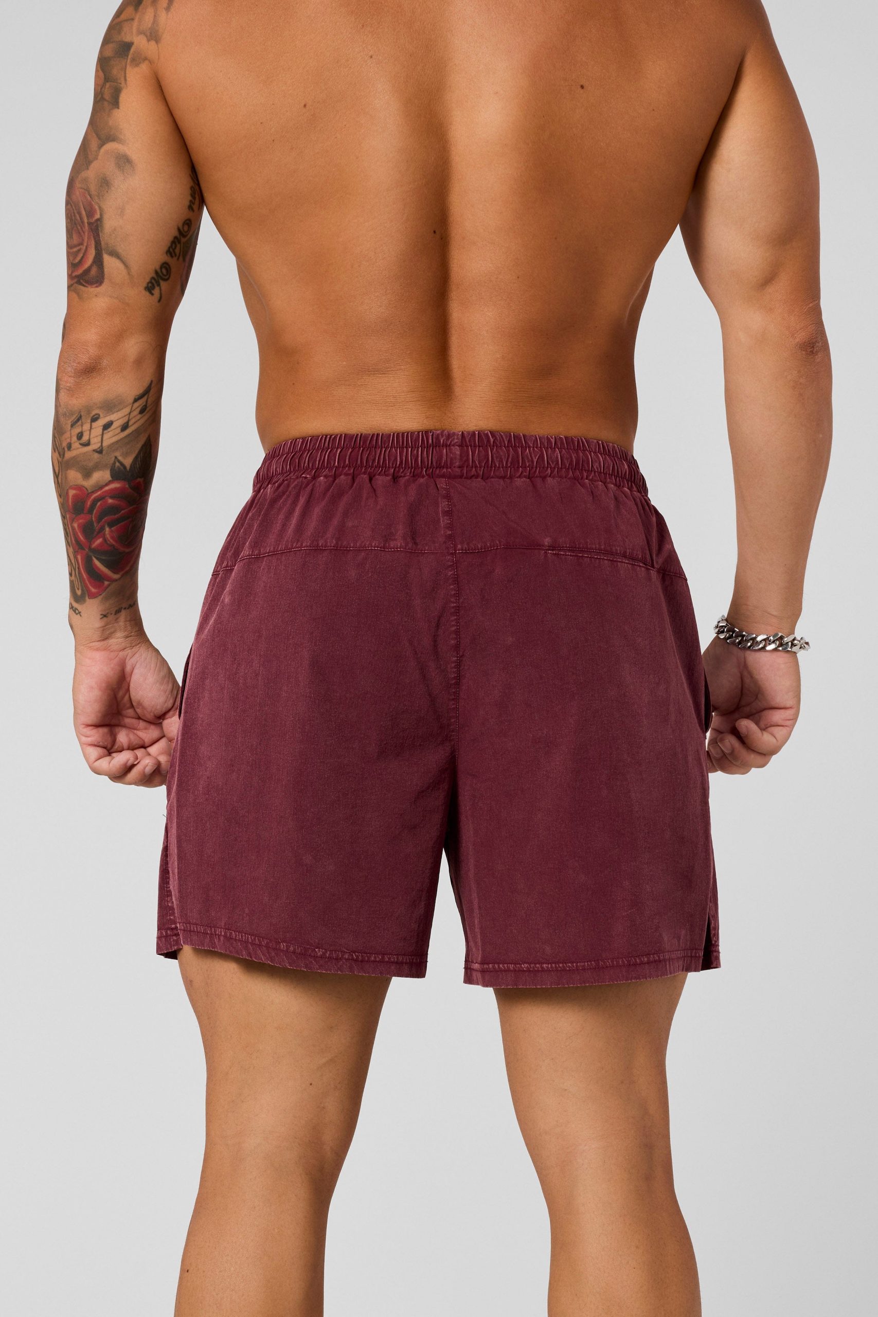 1043 - Washed Fitness Shorts - Image 7