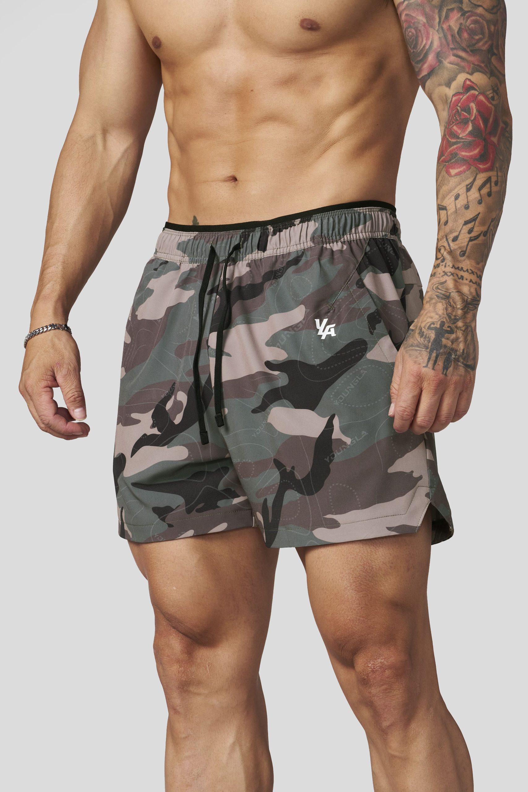 1052 - Reflective Fitness Shorts - Image 6