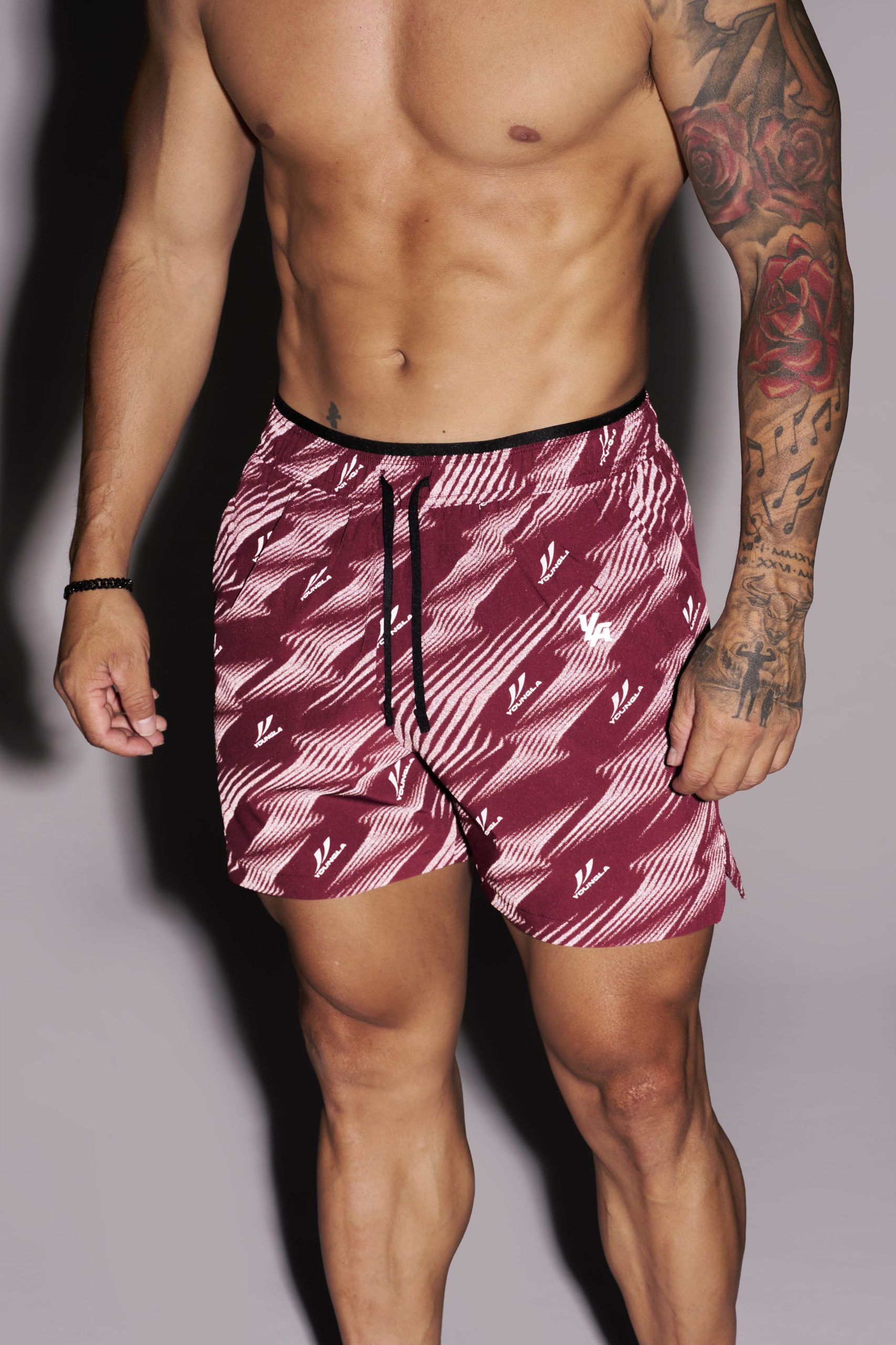 1052 - Reflective Fitness Shorts - Image 2