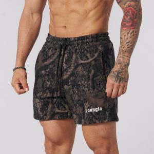 1118 - Tree Camo Cotton Shorts