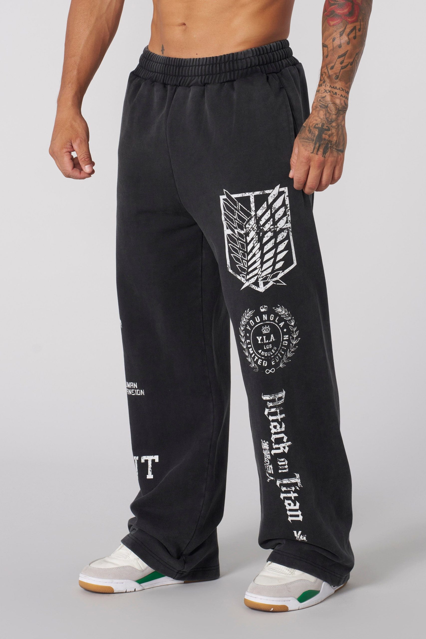 2128 - AOT漏 x YLA Baggy Joggers - Image 8