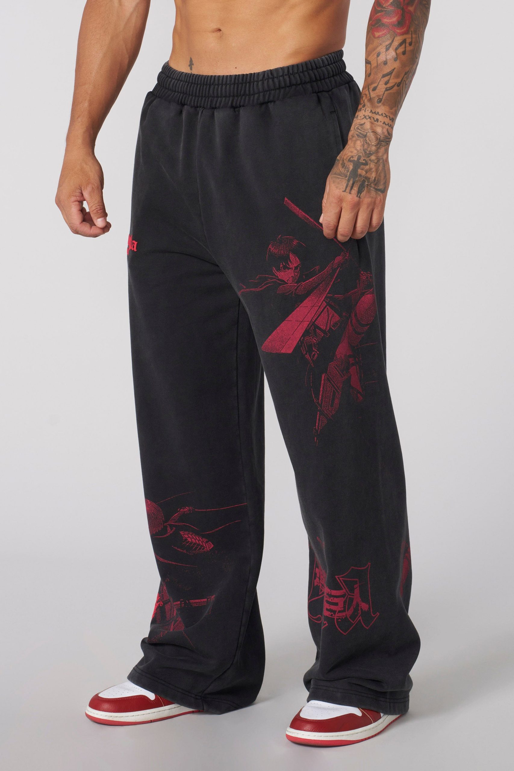 2128 - AOT漏 x YLA Baggy Joggers - Image 7