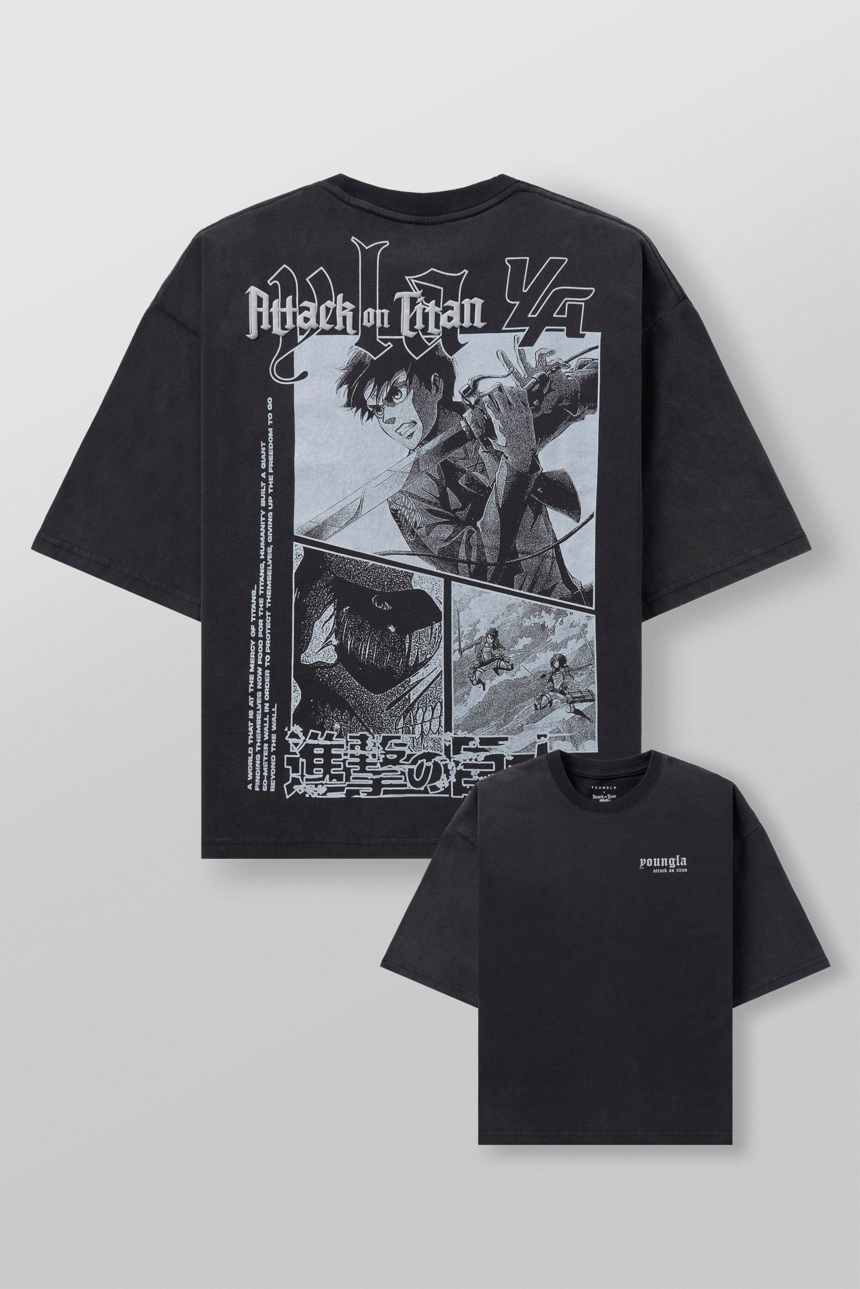 4186 - AOT漏 x YLA Cropped Tees - Image 9