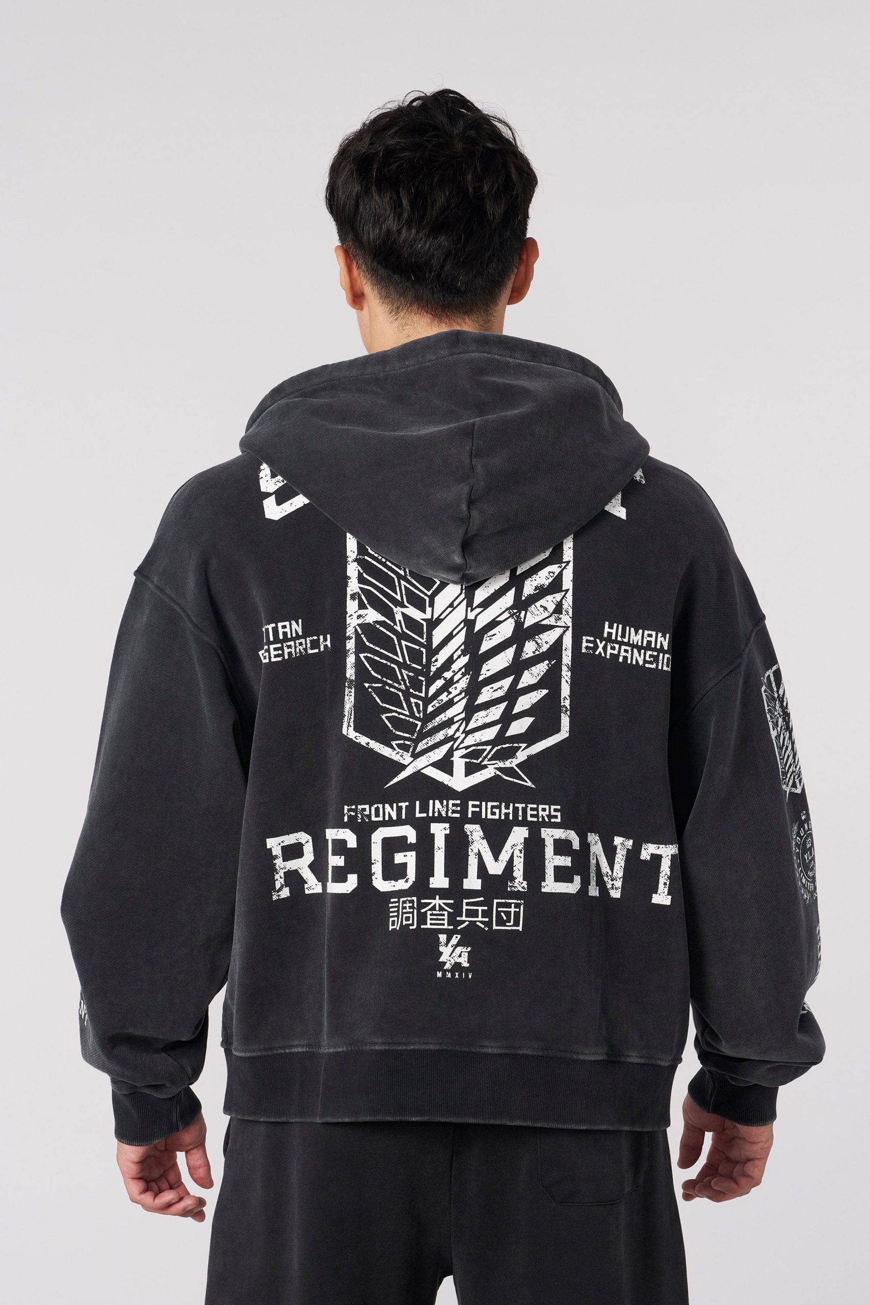 5138 - AOT漏 x YLA Zip-Up Hoodies - Image 6