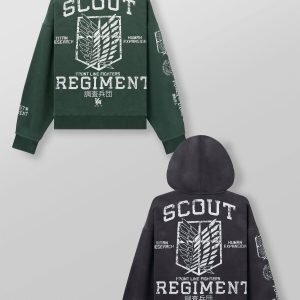 5138 - AOT漏 x YLA Zip-Up Hoodies