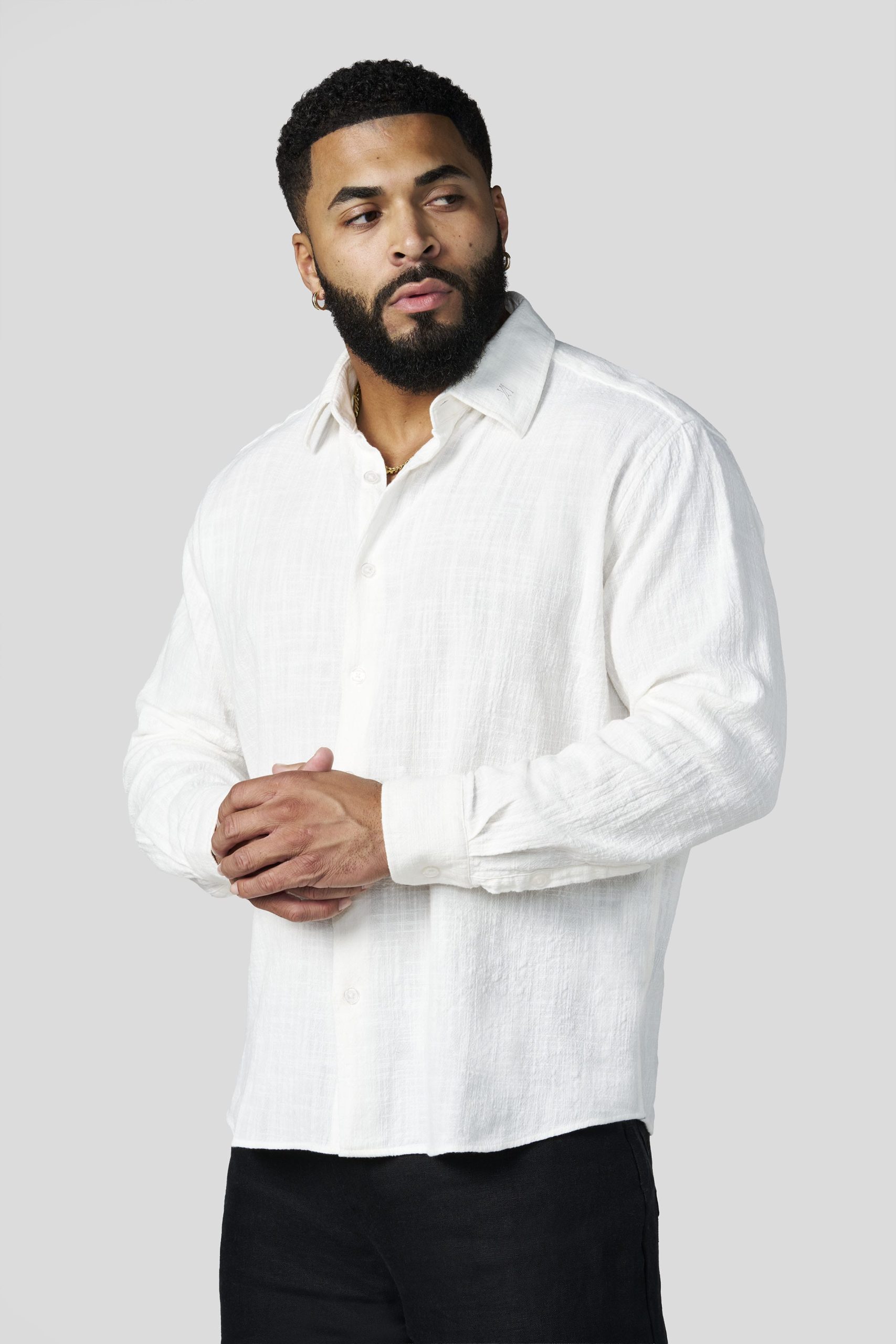 8095 - Cotton Linen Button-Ups - Image 7