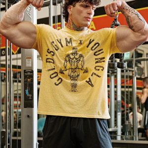 4206 - Gold's Gym Heather Tees