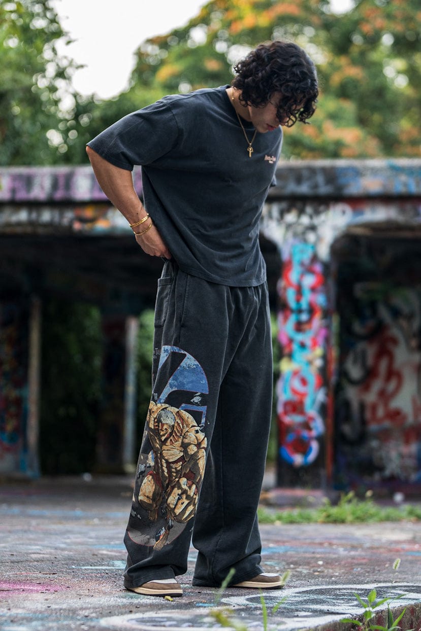 2128 - AOT漏 x YLA Baggy Joggers - Image 5