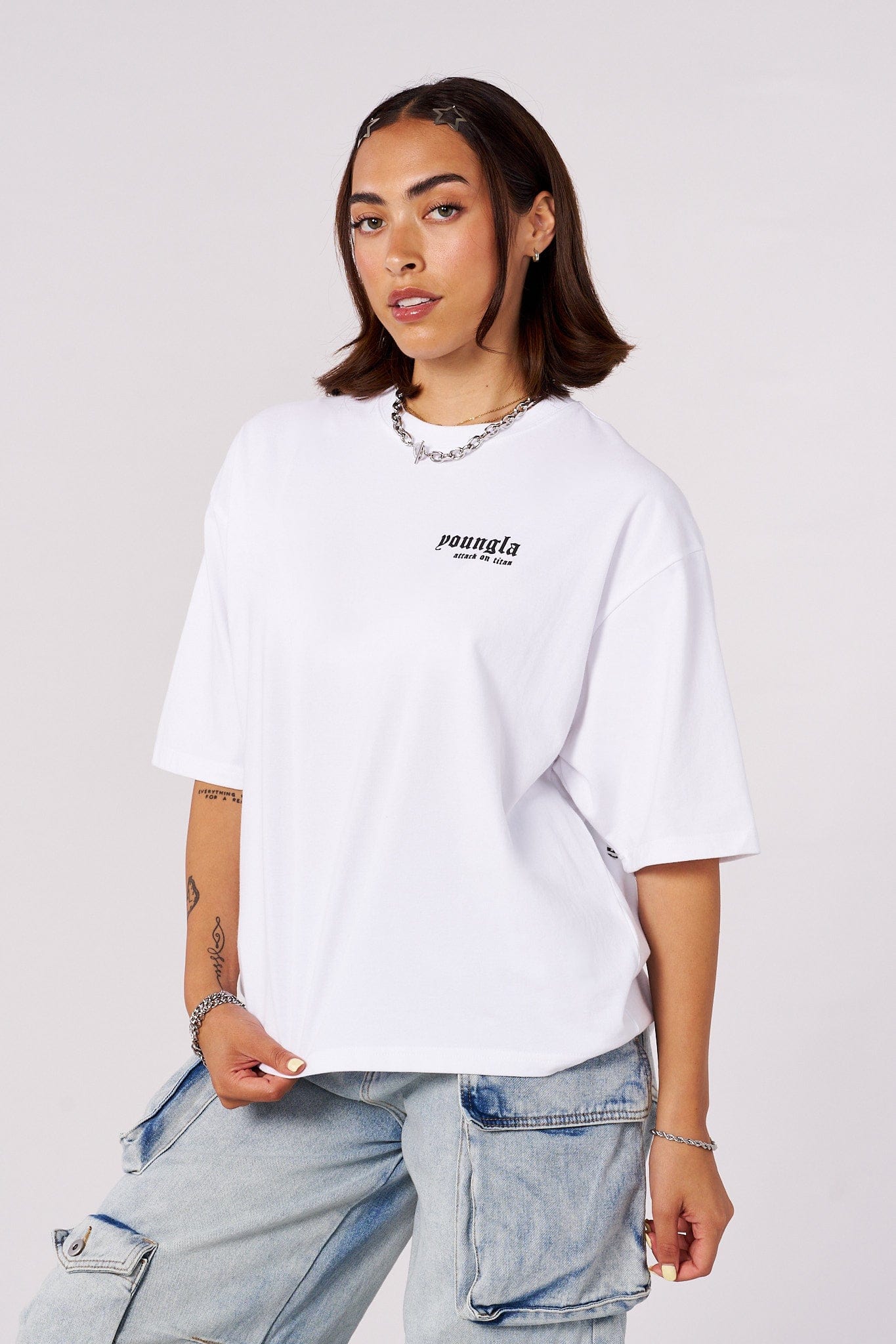 4186 - AOT漏 x YLA Cropped Tees - Image 6