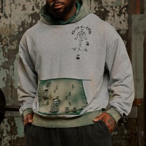 5168 - Gold's Iron Legacy Distress Hoodies