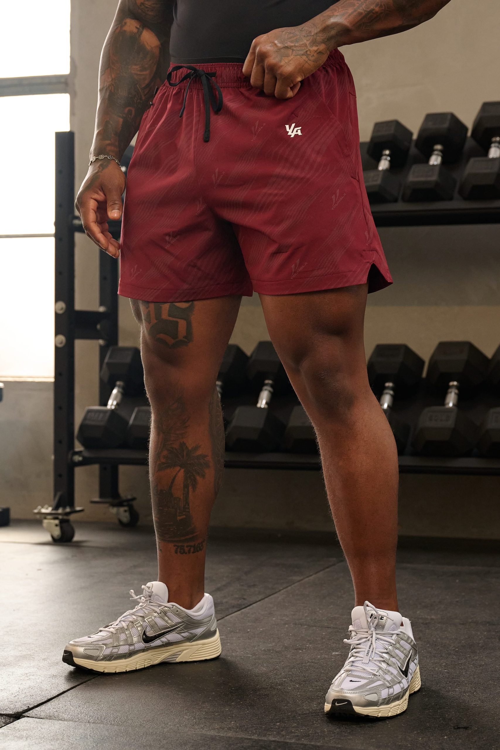 1052 - Reflective Fitness Shorts - Image 3