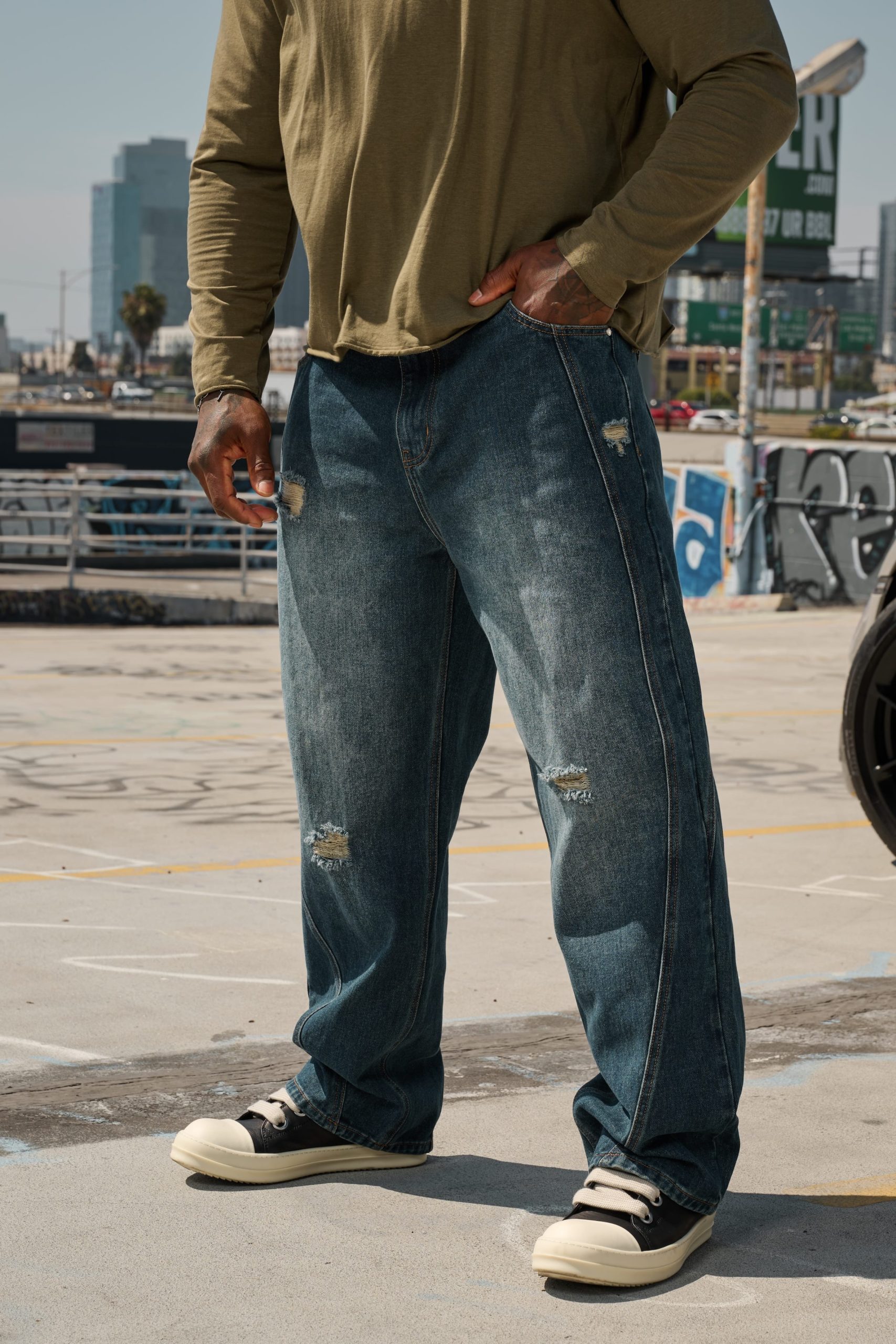 6057 - Downtown Denim Jeans - Image 3