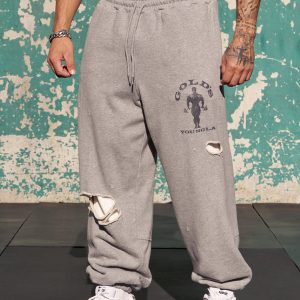 2054 - Gold's Iron Legacy Layered Joggers